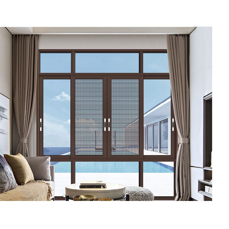 Aluminum window with broken bridge。