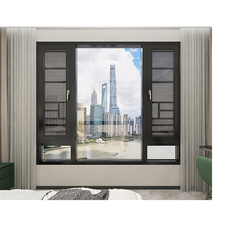 Aluminum window with broken bridge。