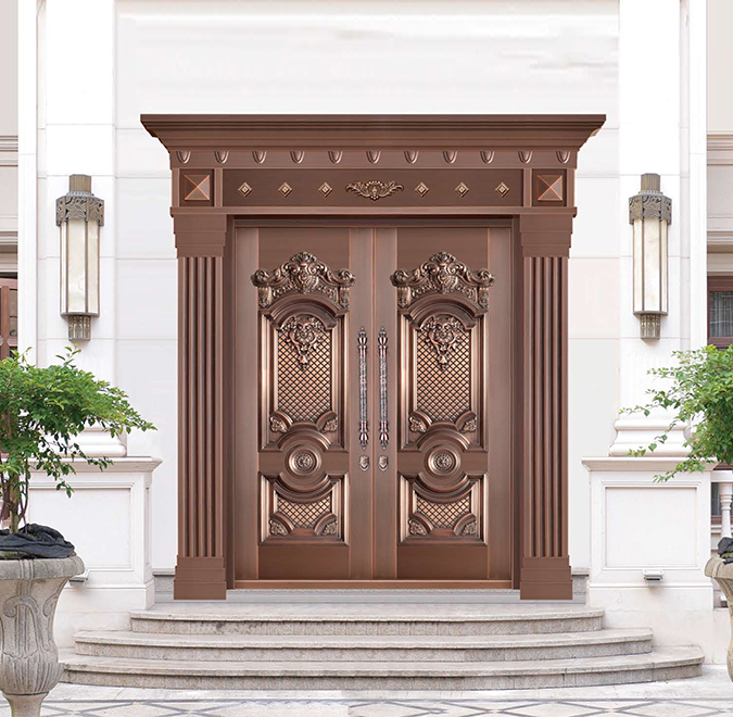 Copper door
