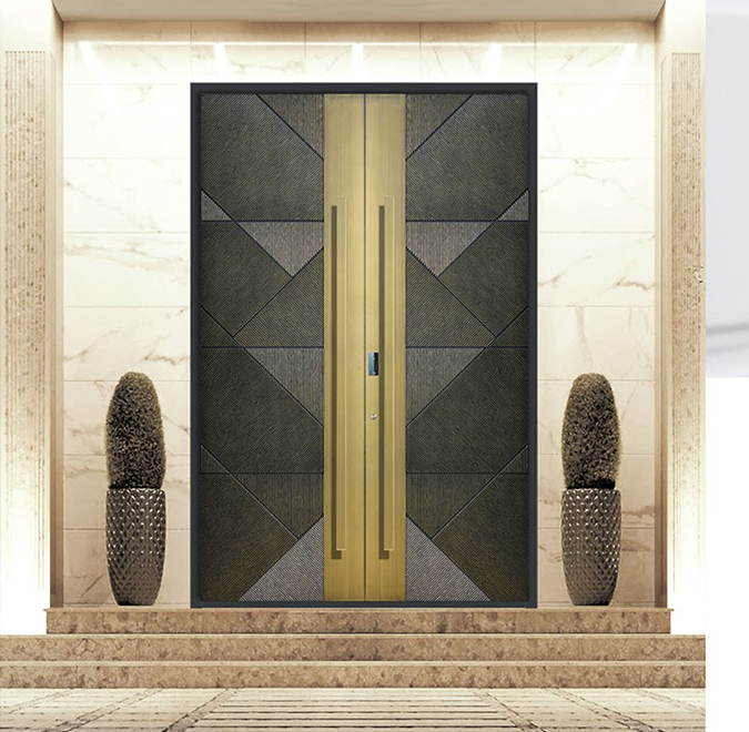 Intelligent entrance door