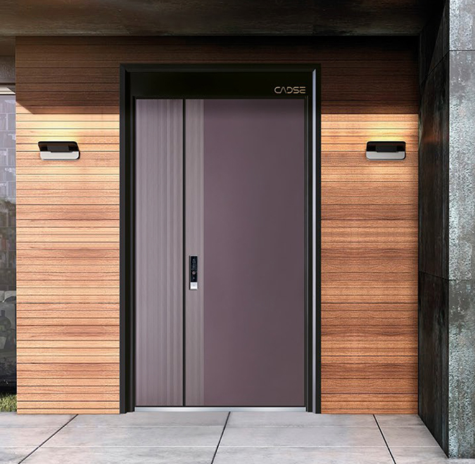 Intelligent entrance door