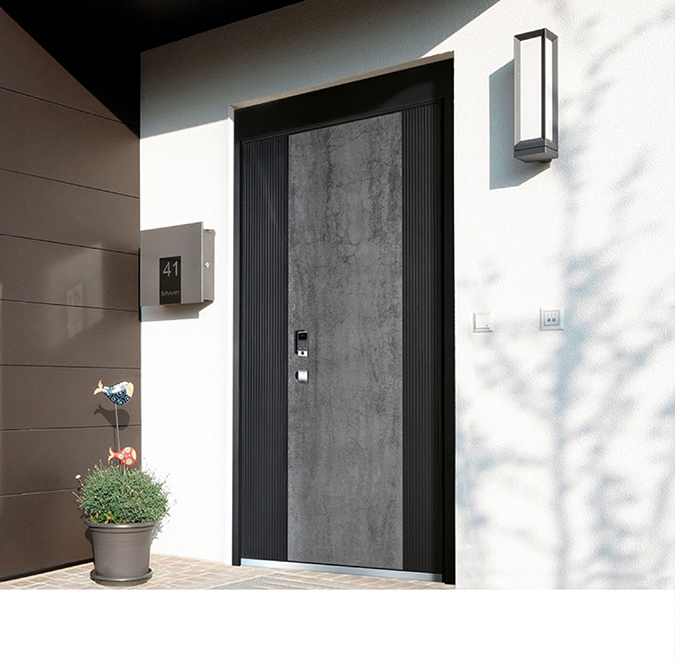 Intelligent entrance door