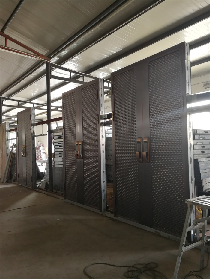 Copper bulletproof explosion-proof door